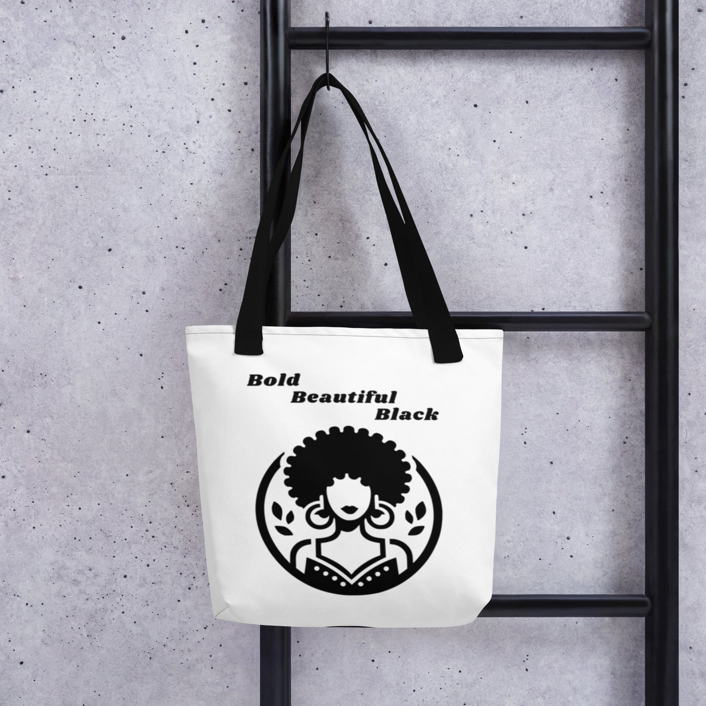 "Bold Beautiful Black" - Tote bag