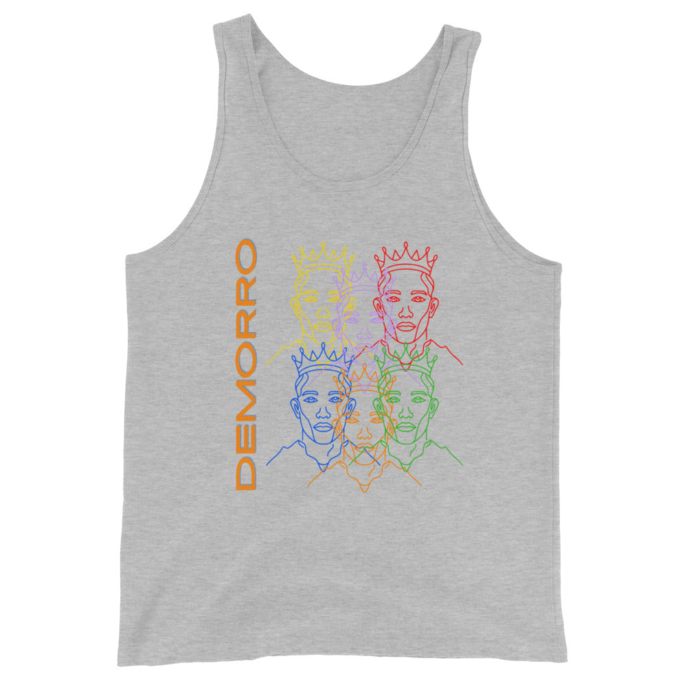"A King is He" Multicolor - Men's Tank Top by DeMorro Designs