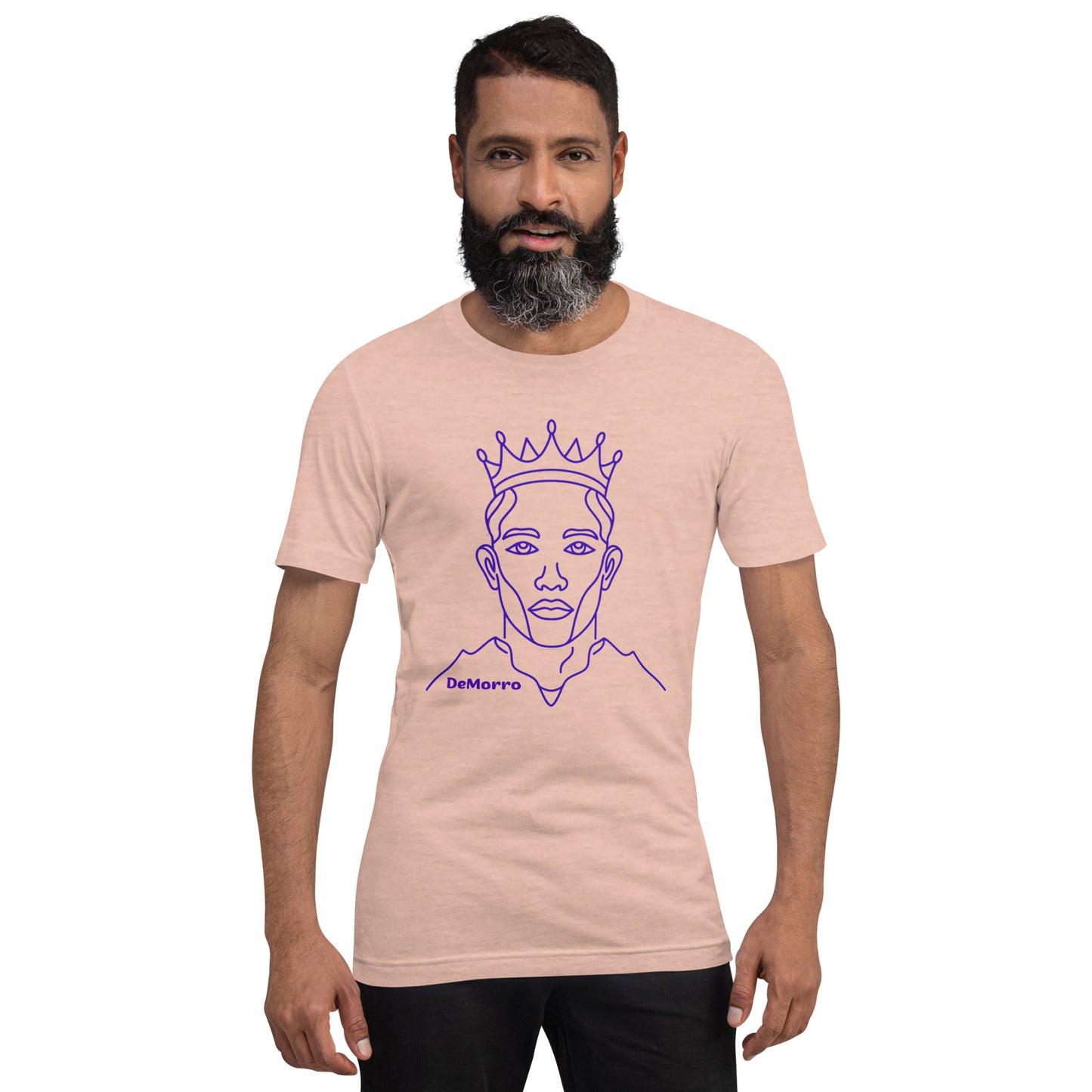 "A King is He" - Unisex t-shirt by DeMorro Designs
