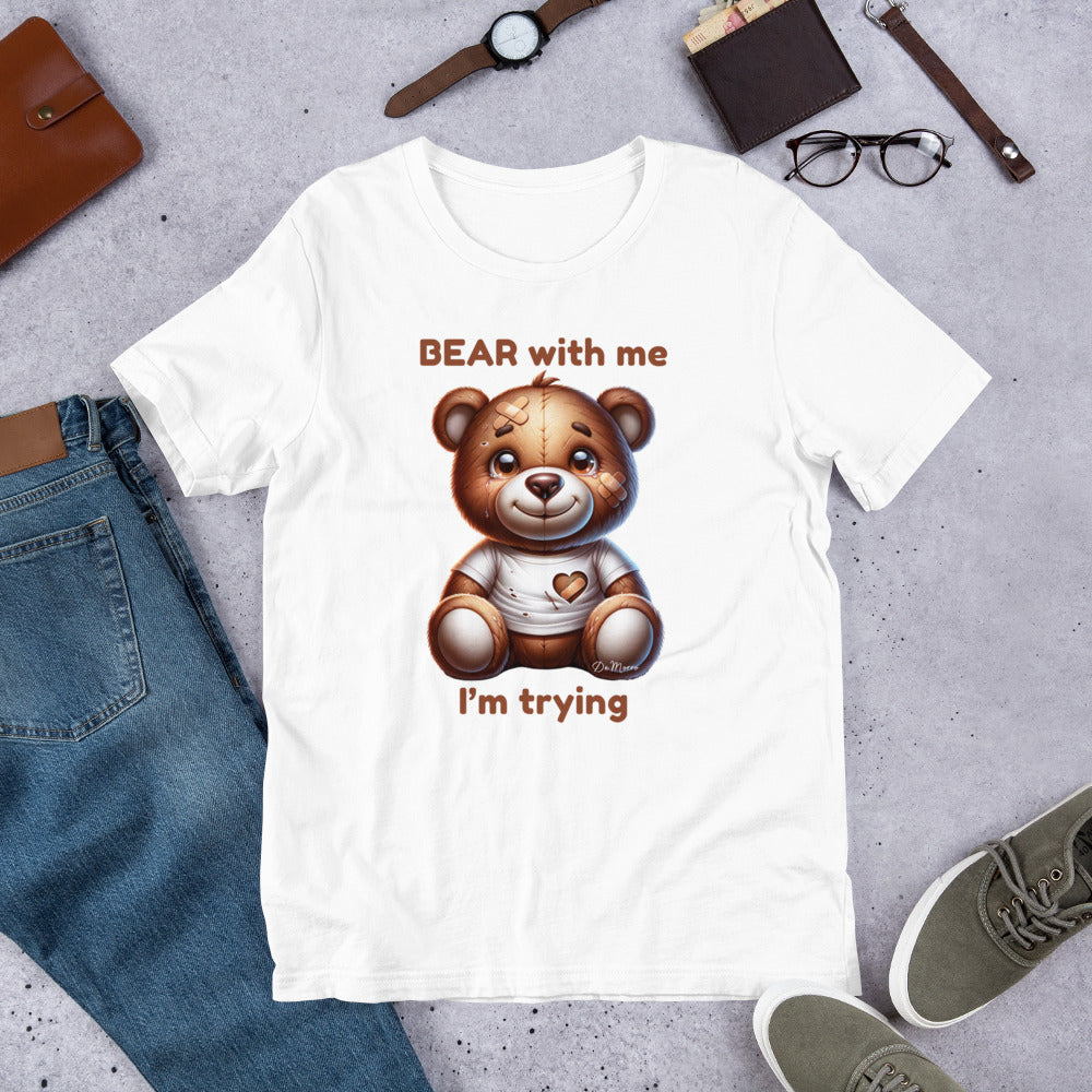 "Bear With Me" - Unisex t-shirt by DeMorro Designs