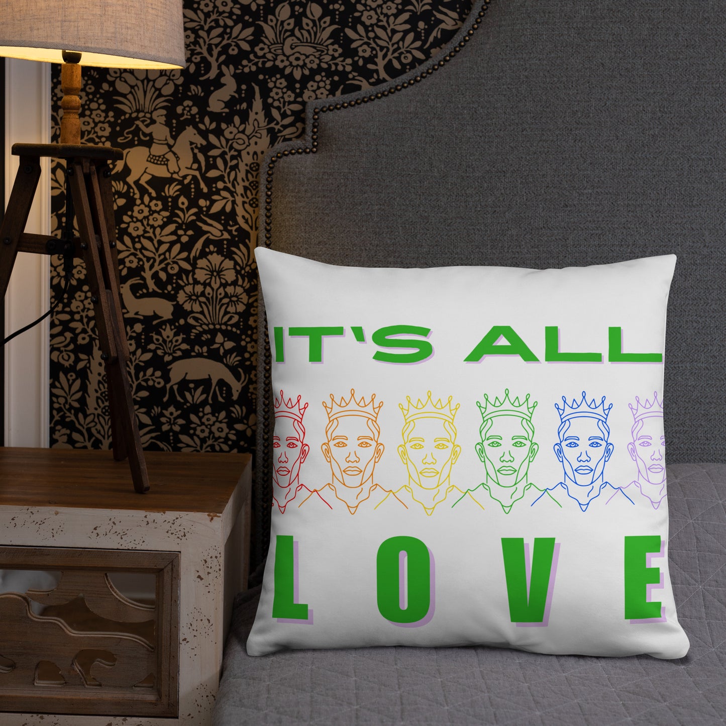 "It's All Love" - Basic Pillow by DeMorro Designs