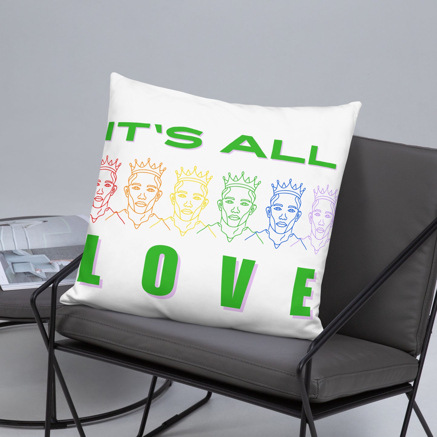 "It's All Love" - Basic Pillow by DeMorro Designs