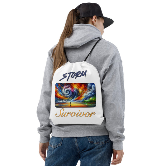 "Storm Survivor" - Drawstring bag by DeMorro Designs