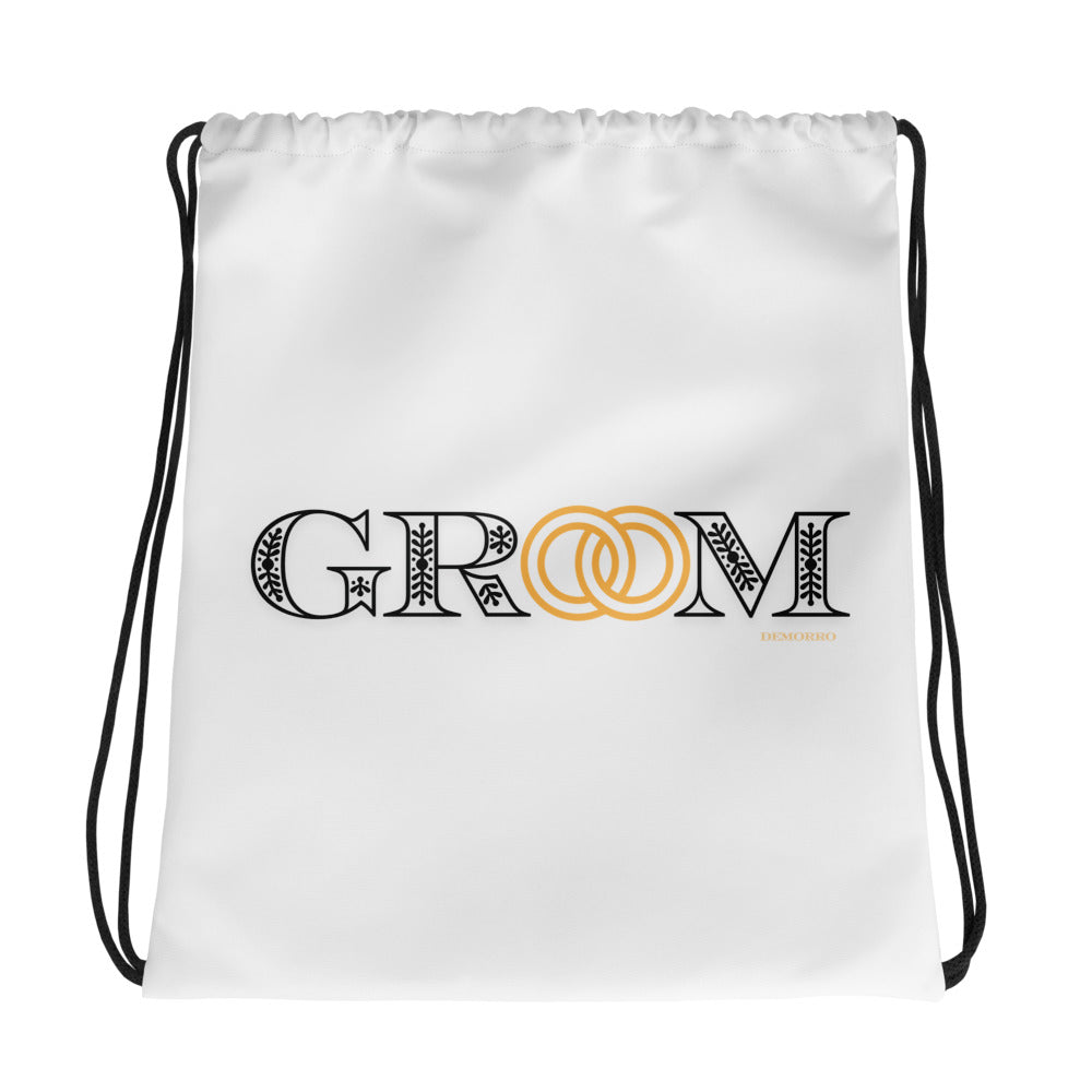 "Groom" - Drawstring bag by DeMorro Designs