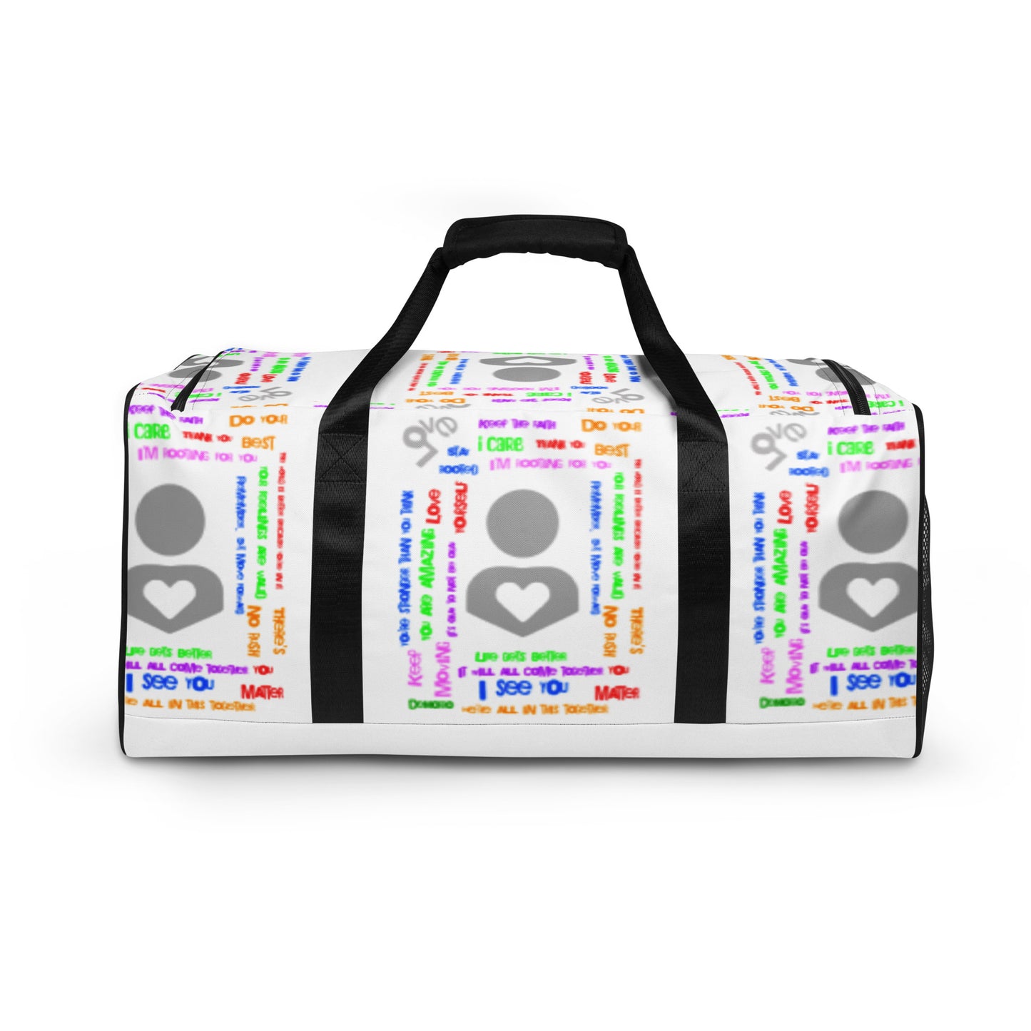 "DeMorro's Message" - Duffle bag by DeMorro Designs