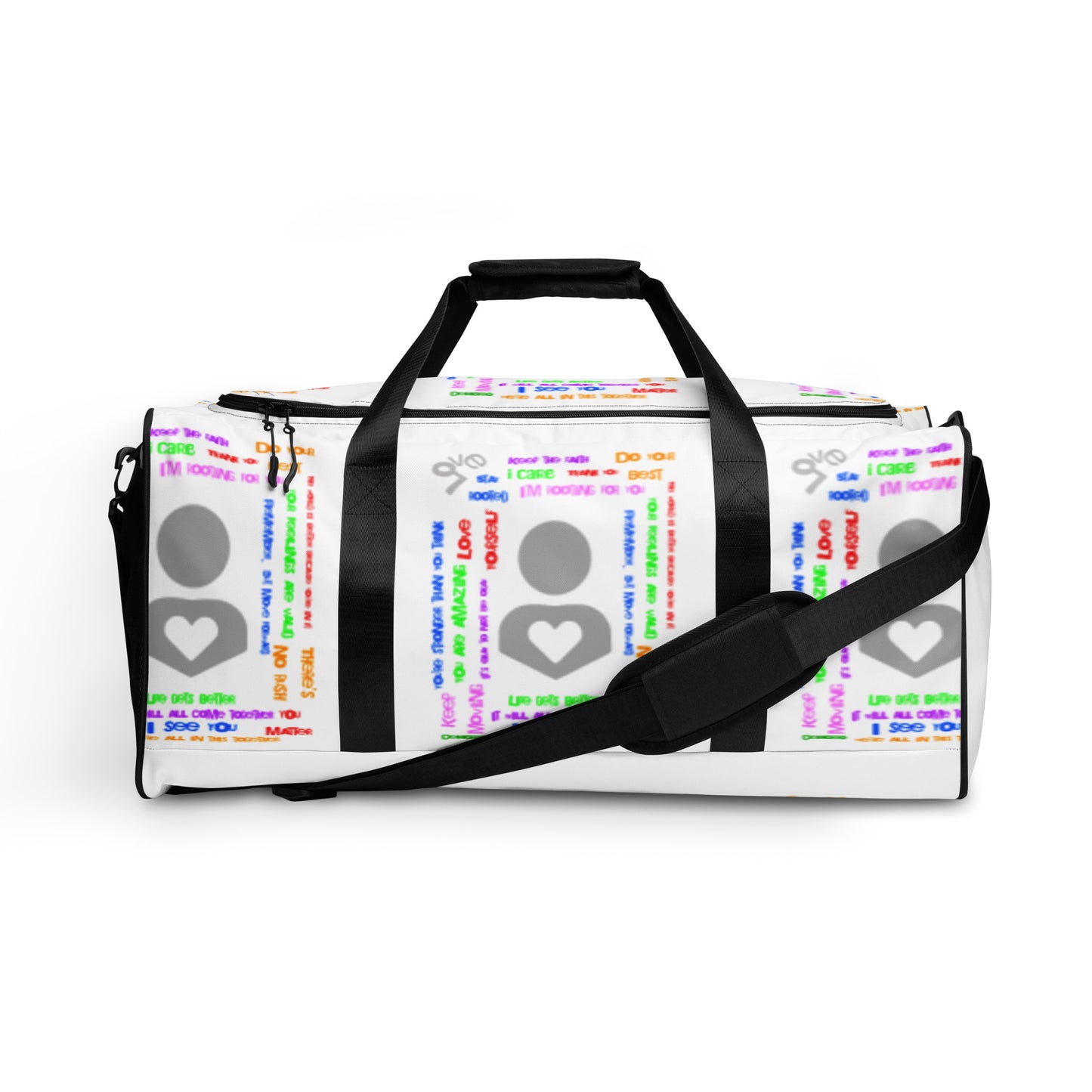 "DeMorro's Message" - Duffle bag by DeMorro Designs