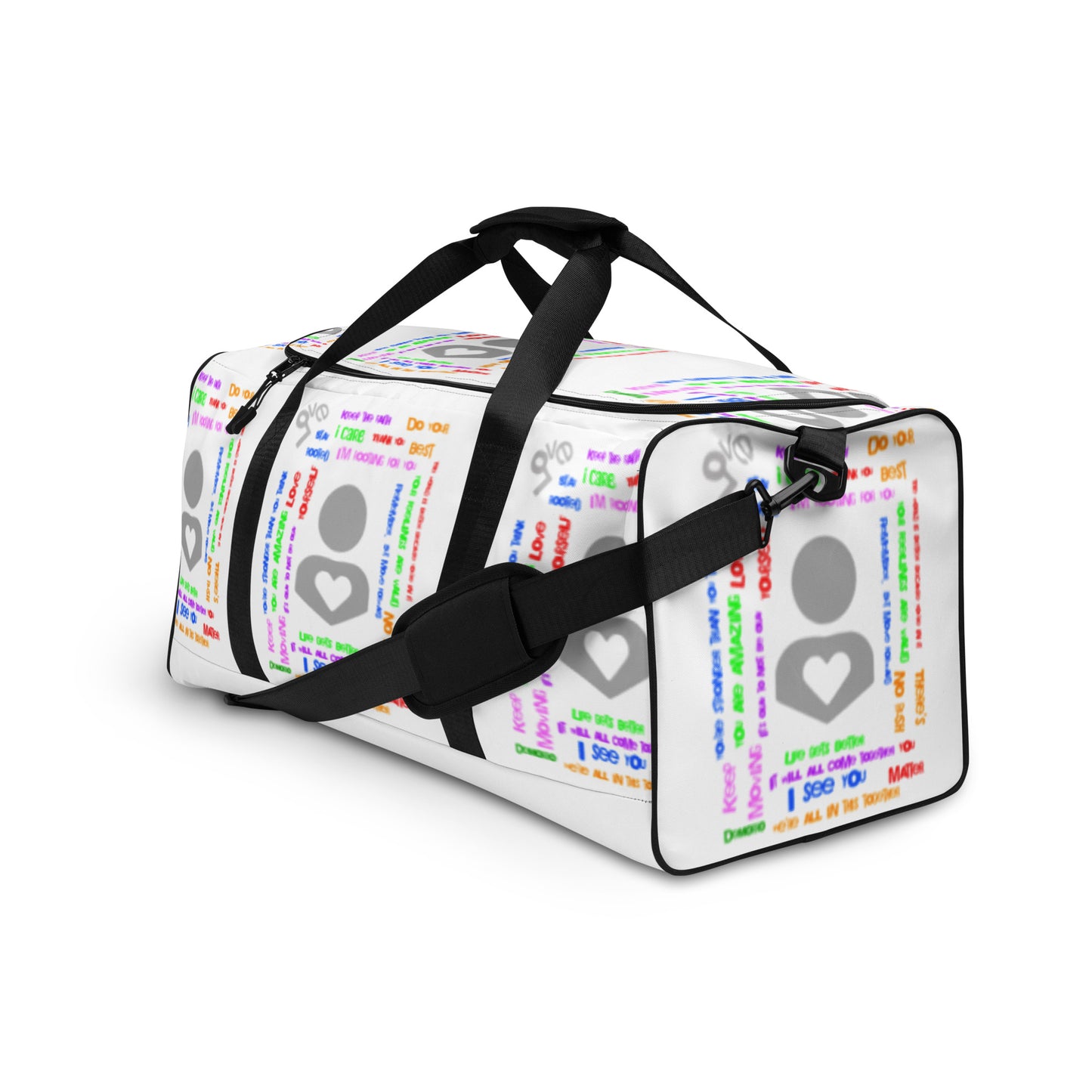 "DeMorro's Message" - Duffle bag by DeMorro Designs