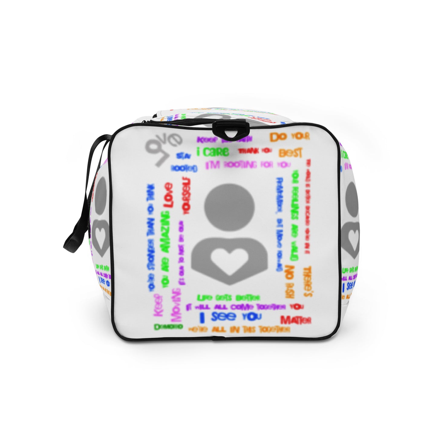 "DeMorro's Message" - Duffle bag by DeMorro Designs