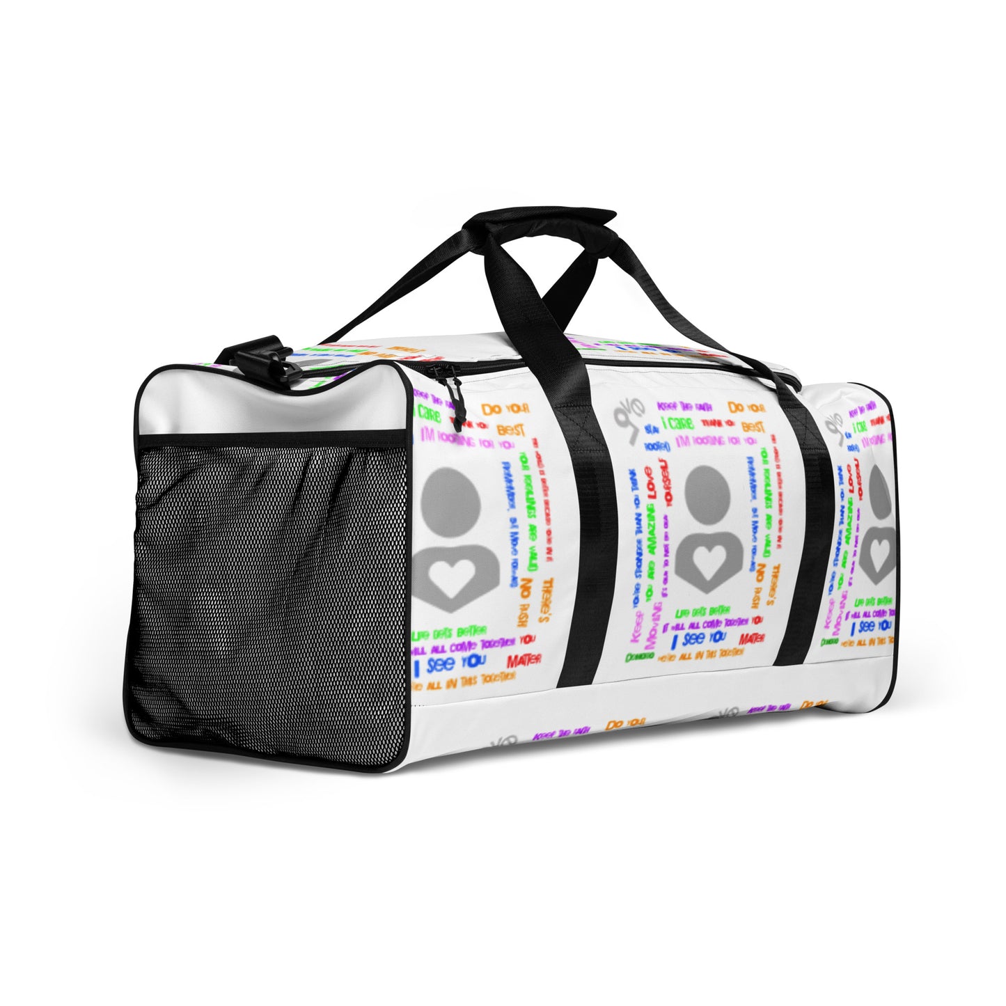 "DeMorro's Message" - Duffle bag by DeMorro Designs