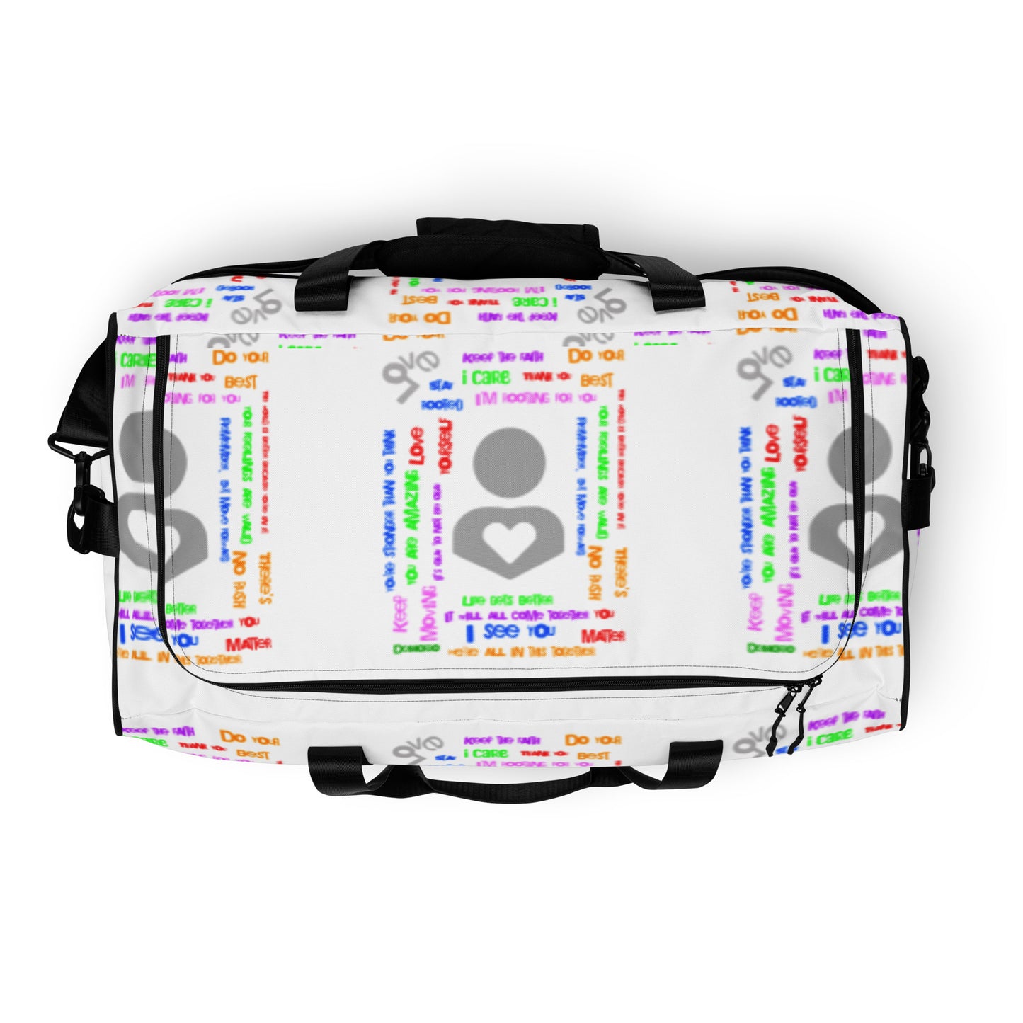 "DeMorro's Message" - Duffle bag by DeMorro Designs