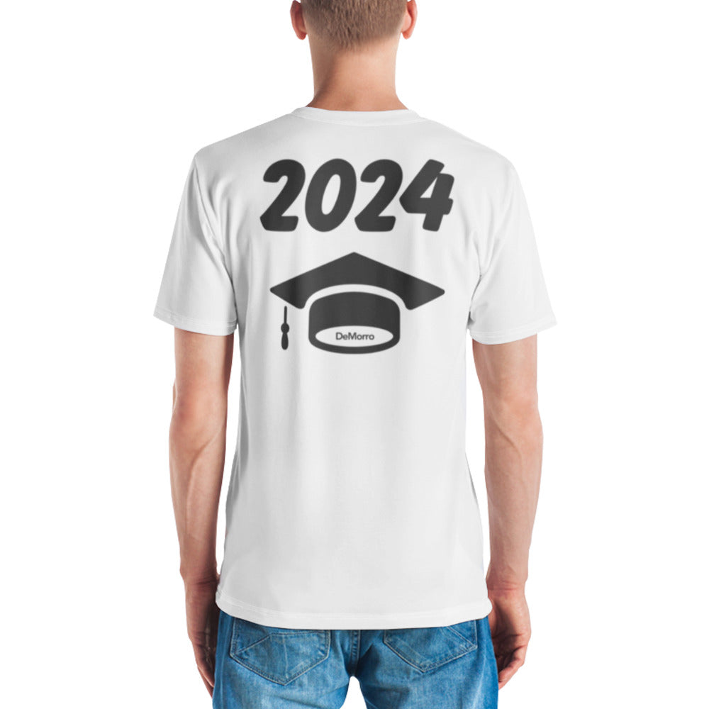 2024 Glad Grads - Men's t-shirt with front and back print by DeMorro Designs