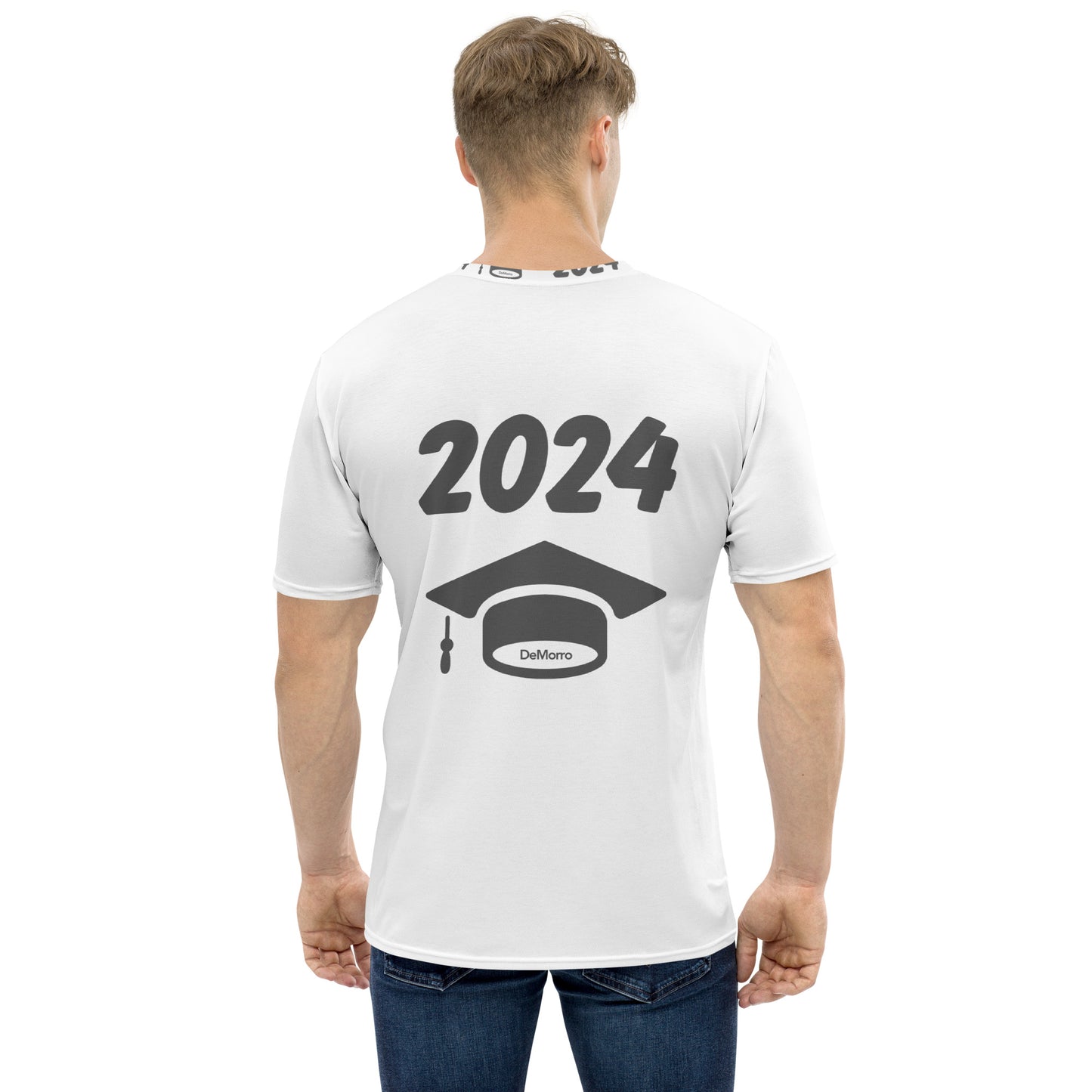 2024 Glad Grads - Men's t-shirt with front and back print by DeMorro Designs