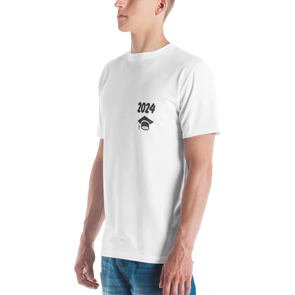 2024 Glad Grads - Men's t-shirt with front and back print by DeMorro Designs