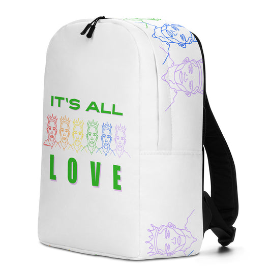 "It's All Love" - Minimalist Backpack by DeMorro Designs