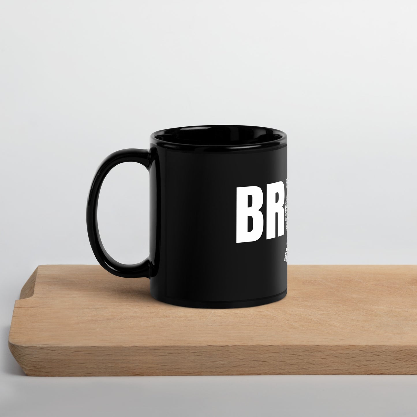 "Bride" - 11 oz Black Glossy Mug by DeMorro Designs