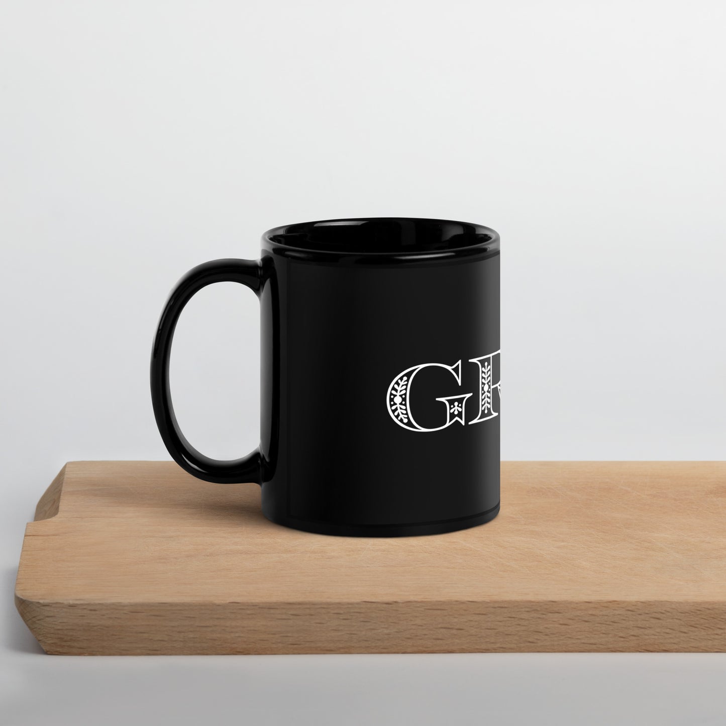 "Groom" - 11 oz Black Glossy Mug by DeMorro Designs