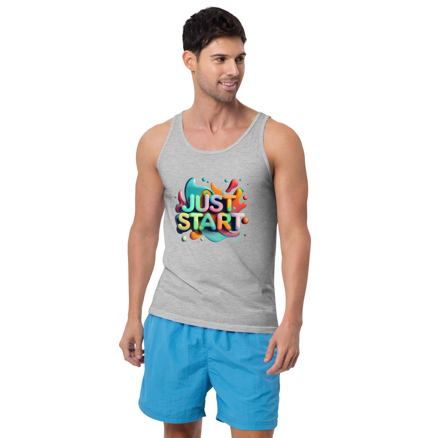 "Just Start" - Men's Tank Top