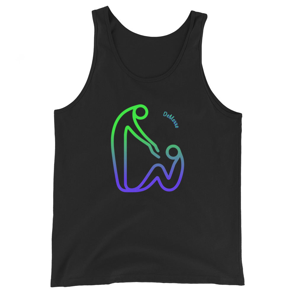 "Helping Hand" - Men's Tank Top by DeMorro Designs