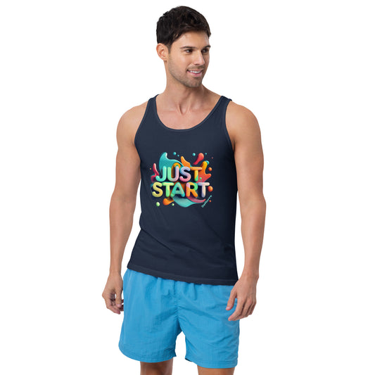 "Just Start" - Men's Tank Top