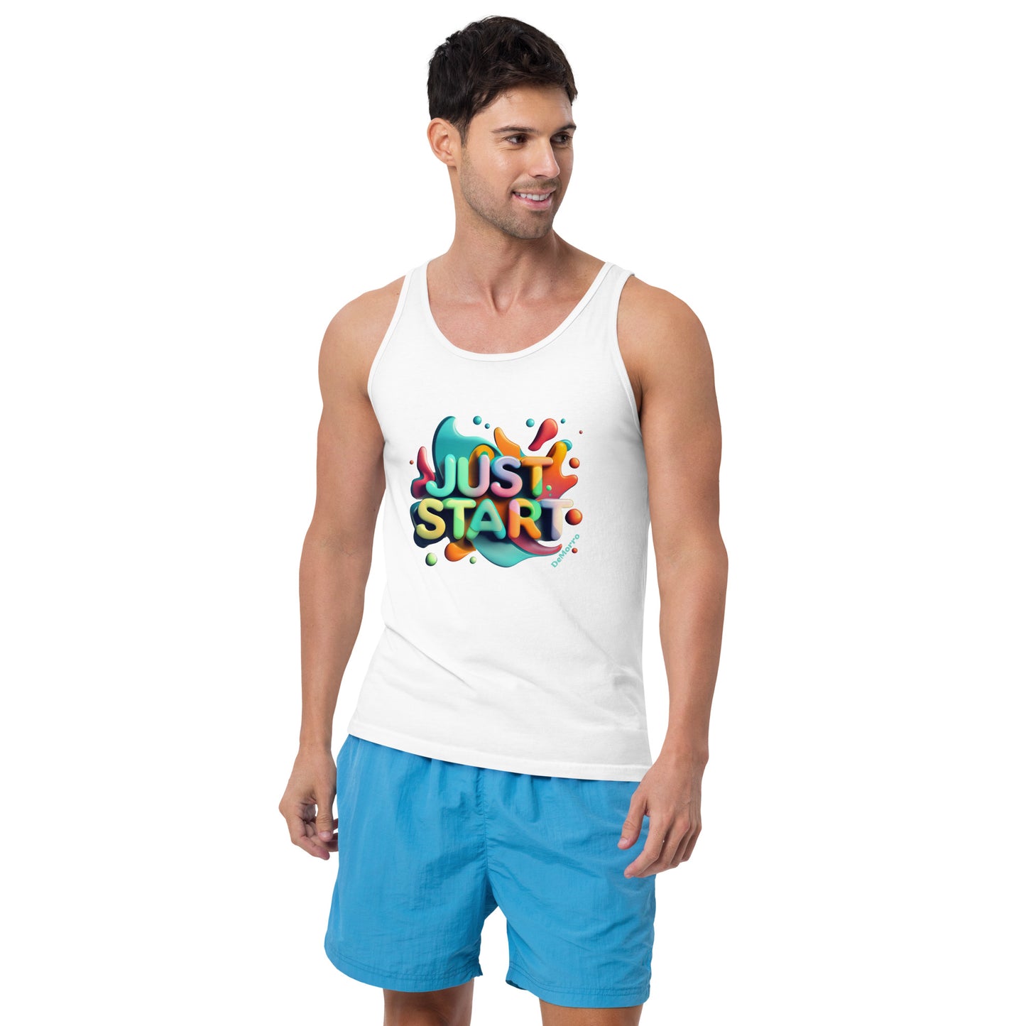 "Just Start" - Men's Tank Top