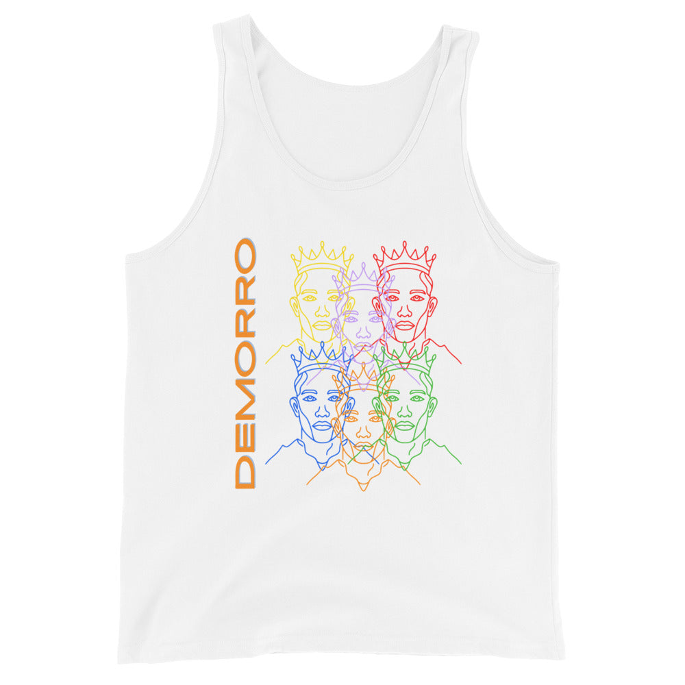 "A King is He" Multicolor - Men's Tank Top by DeMorro Designs