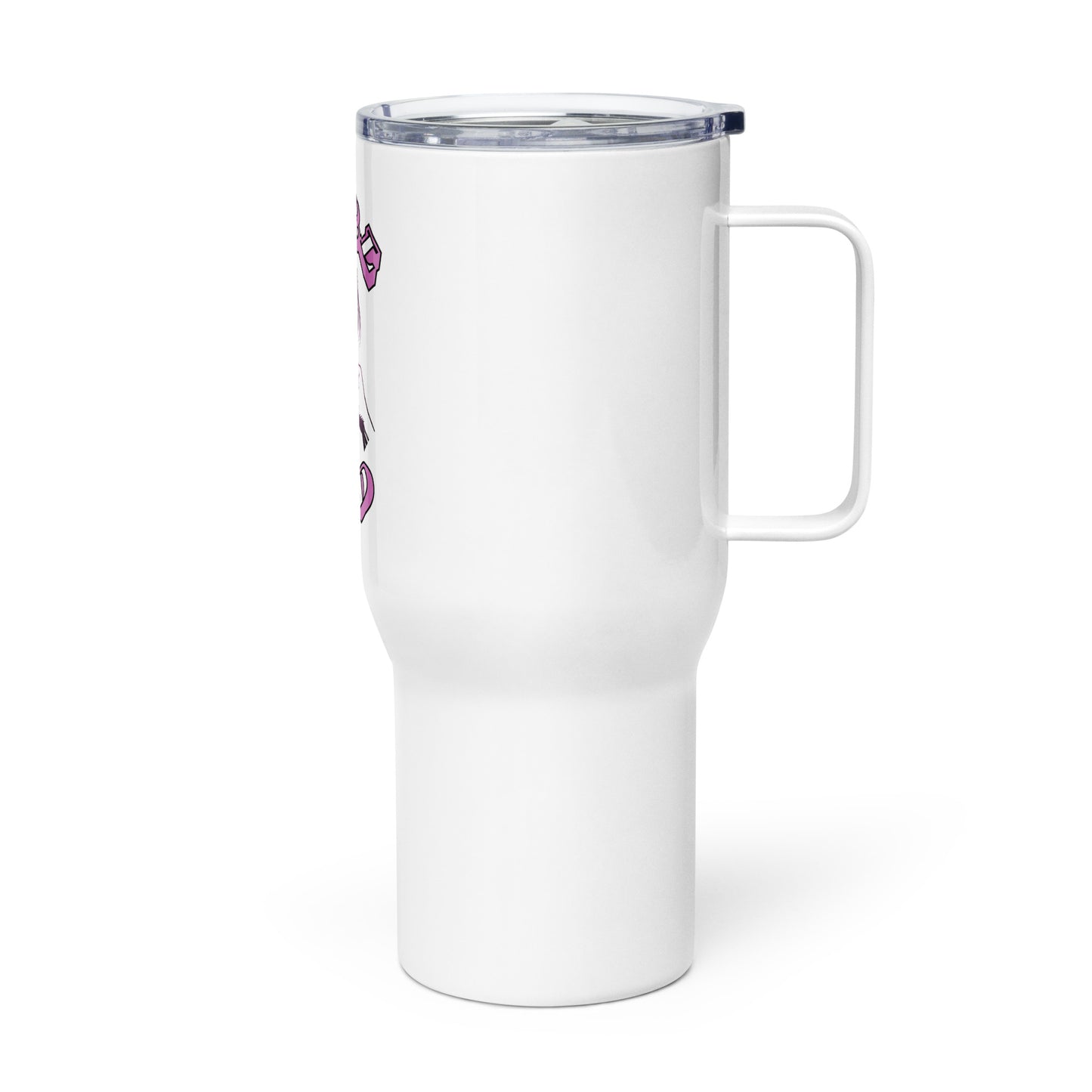 "Girl Dad" - Travel mug with a handle by DeMorro Designs