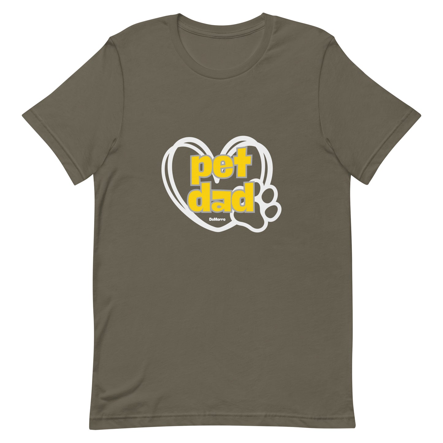 "Pet Dad" Style A - Unisex t-shirt by DeMorro Designs