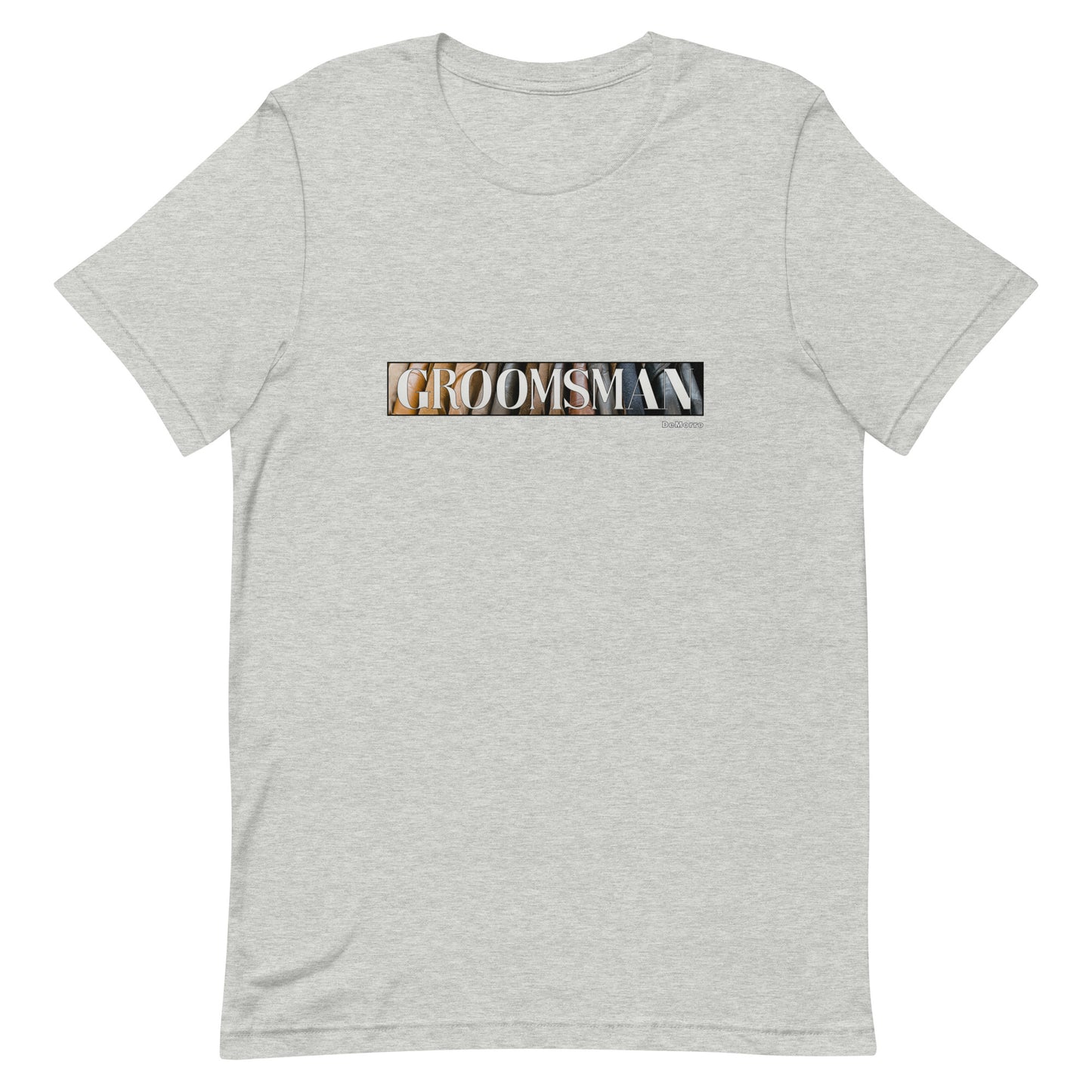 "Groomsman" - Unisex t-shirt by DeMorro Designs