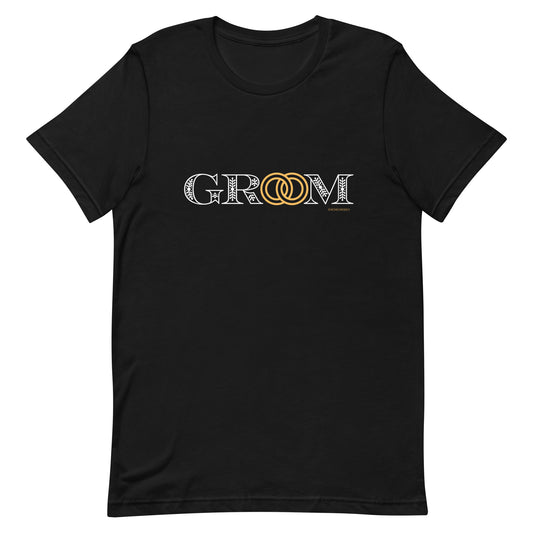 "Groom" Style B - Unisex t-shirt by DeMorro Designs