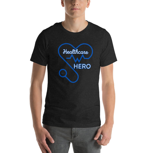 "Healthcare Hero" - Unisex t-shirt by DeMorro Designs