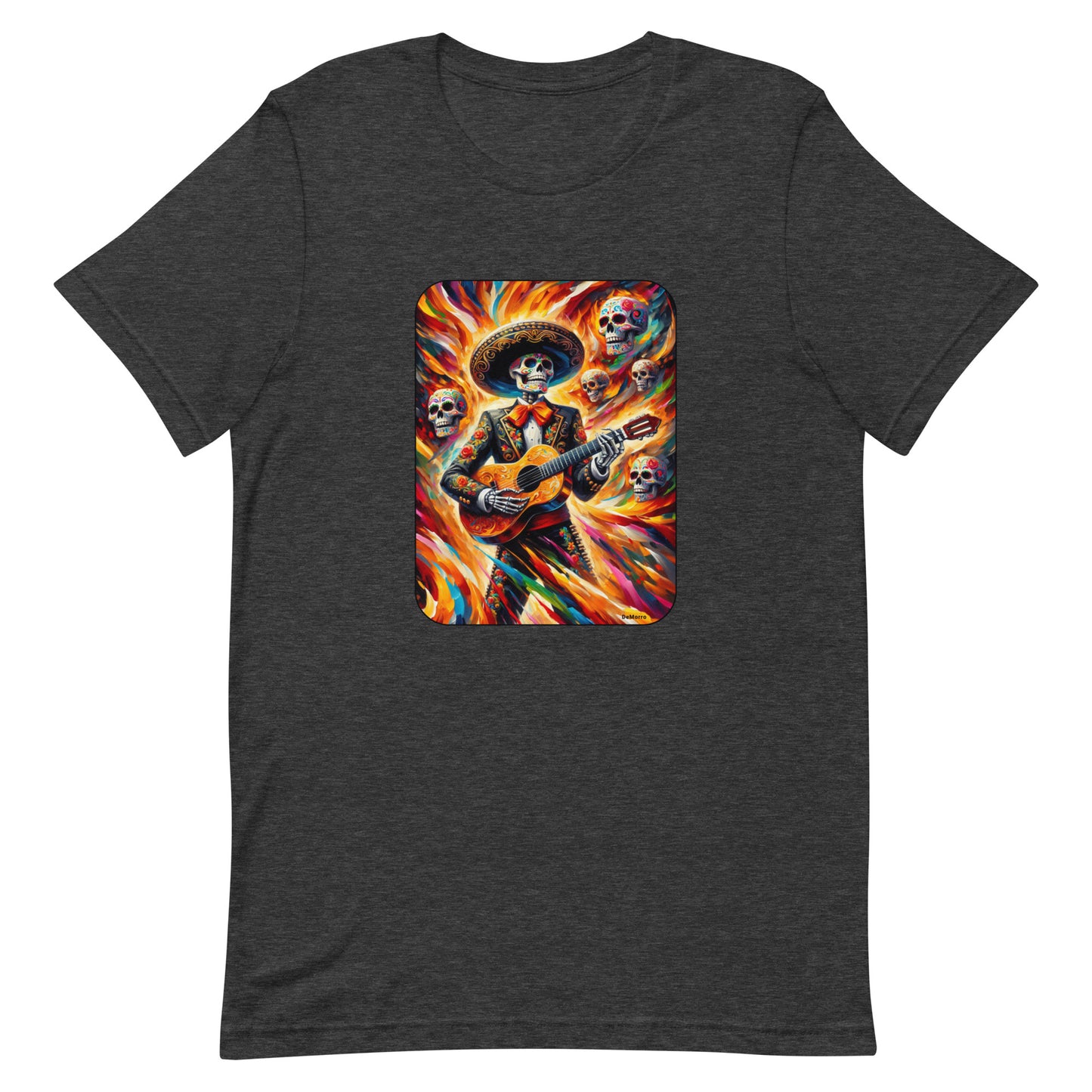 "Mariachi De Los Muertos" - Unisex t-shirt by DeMorro Designs