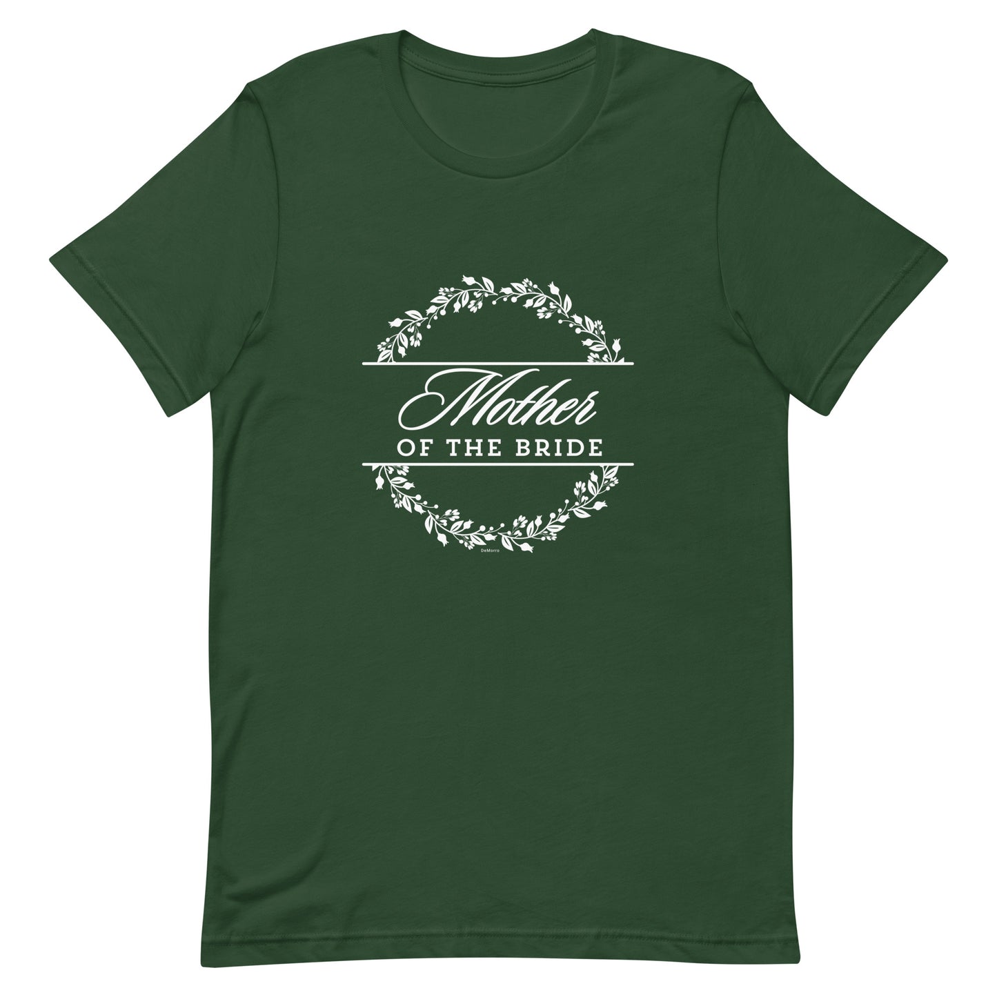 "Mother of the Bride" White Print - Unisex t-shirt by DeMorro Designs