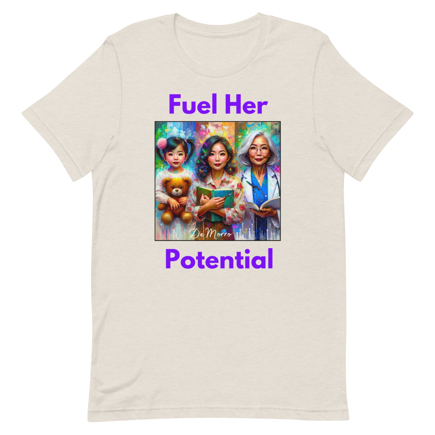 "Fuel Her Potential" Style B - Unisex t-shirt