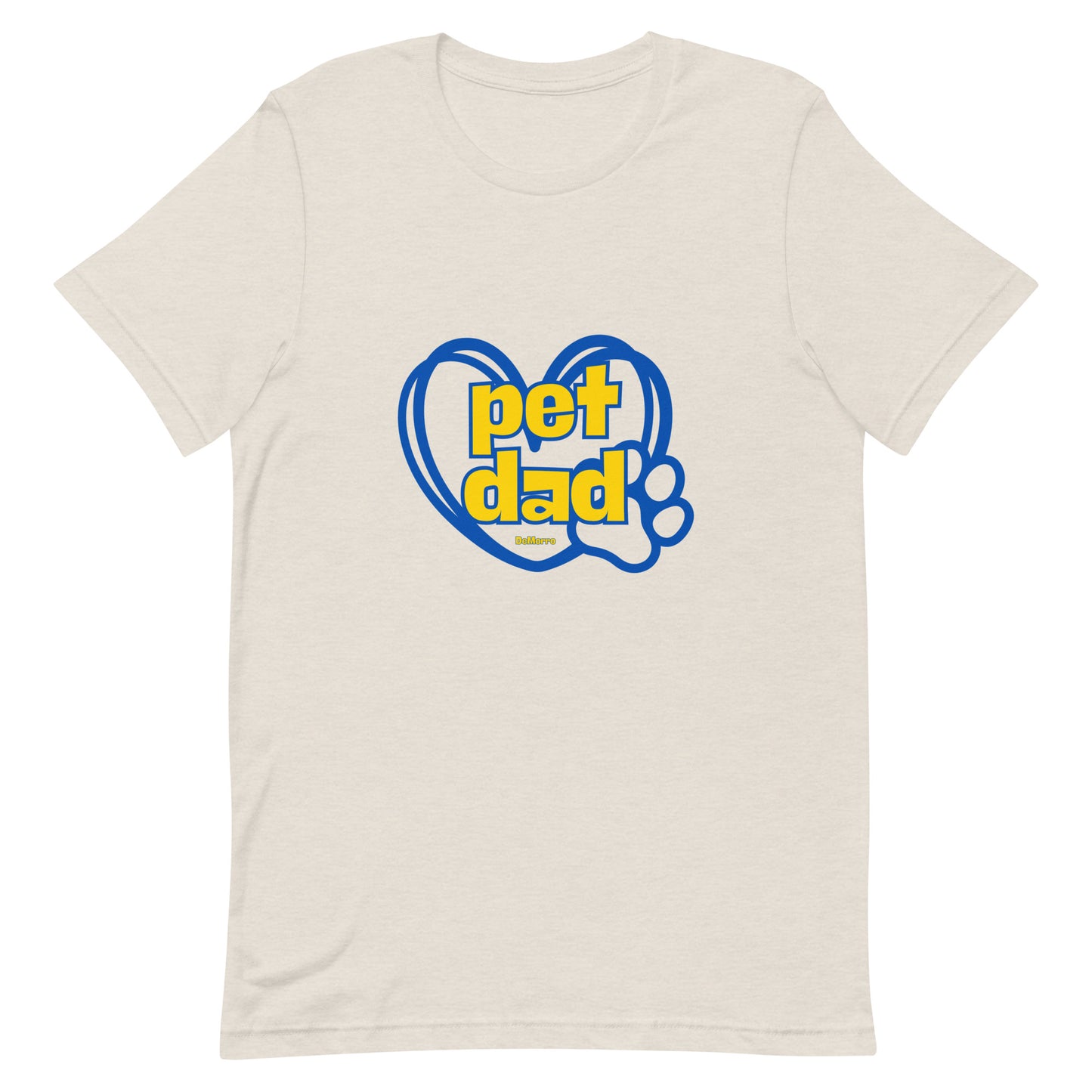 "Pet Dad" Style B - Unisex t-shirt by DeMorro Designs