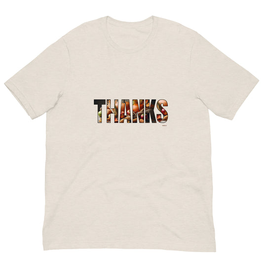 "Thanks" - Unisex t-shirt by DeMorro Designs