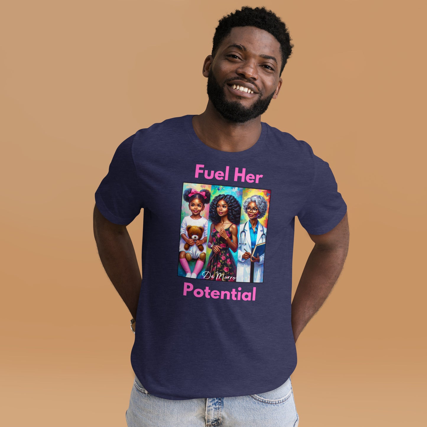 "Fuel Her Potential" Style A - Unisex t-shirt