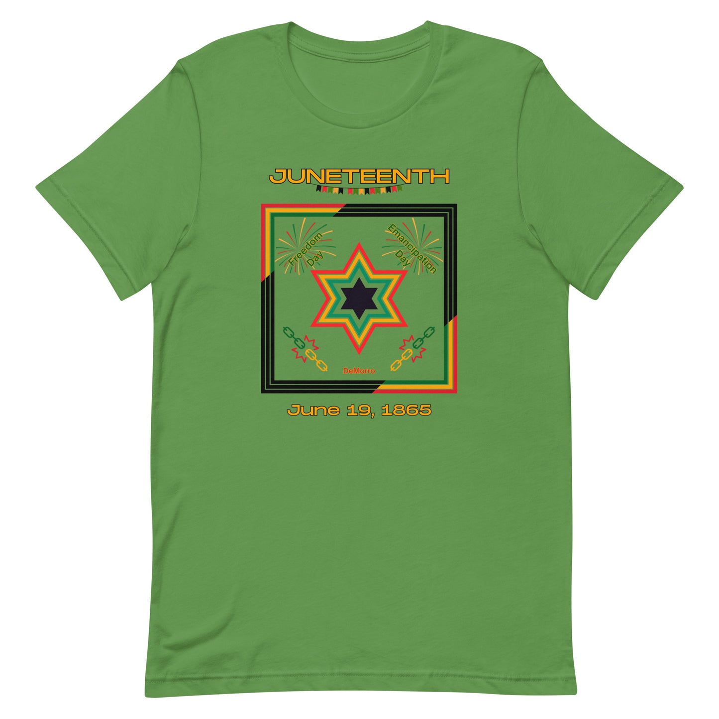 "Juneteenth" - Unisex t-shirt by DeMorro Designs