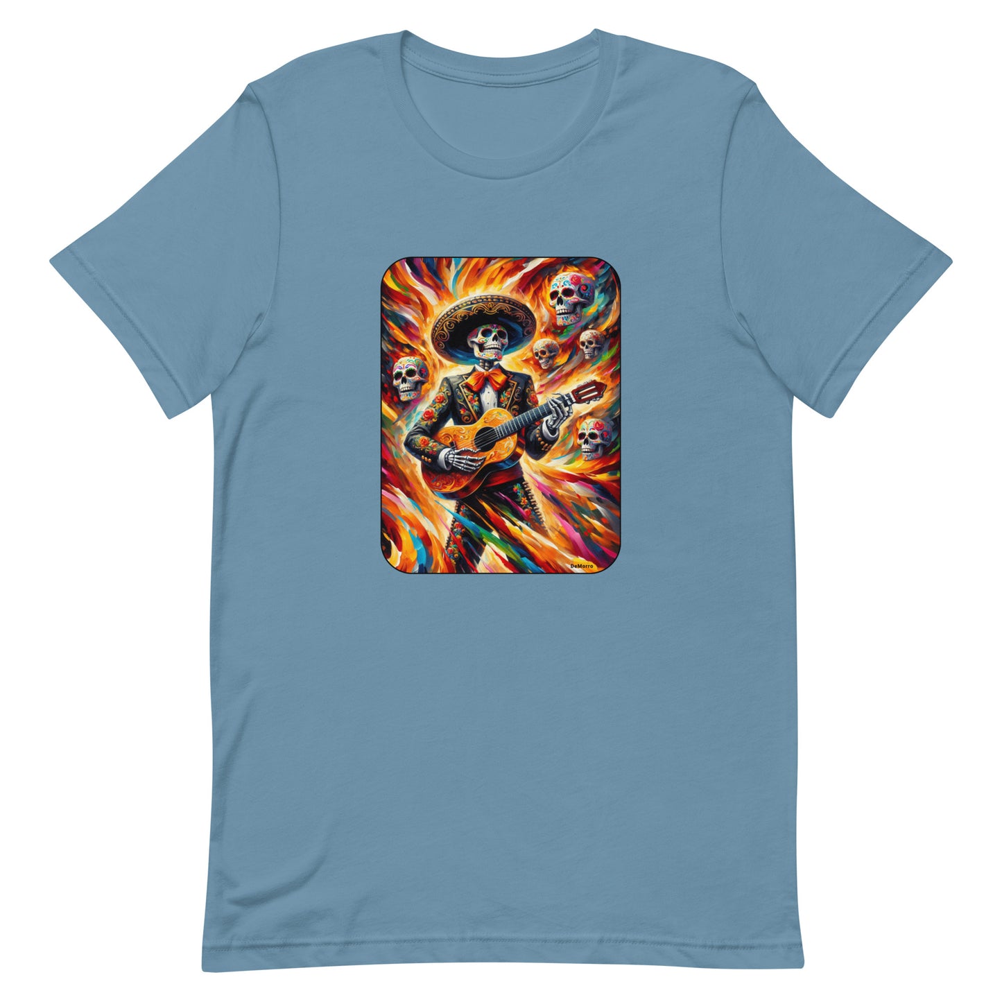 "Mariachi De Los Muertos" - Unisex t-shirt by DeMorro Designs