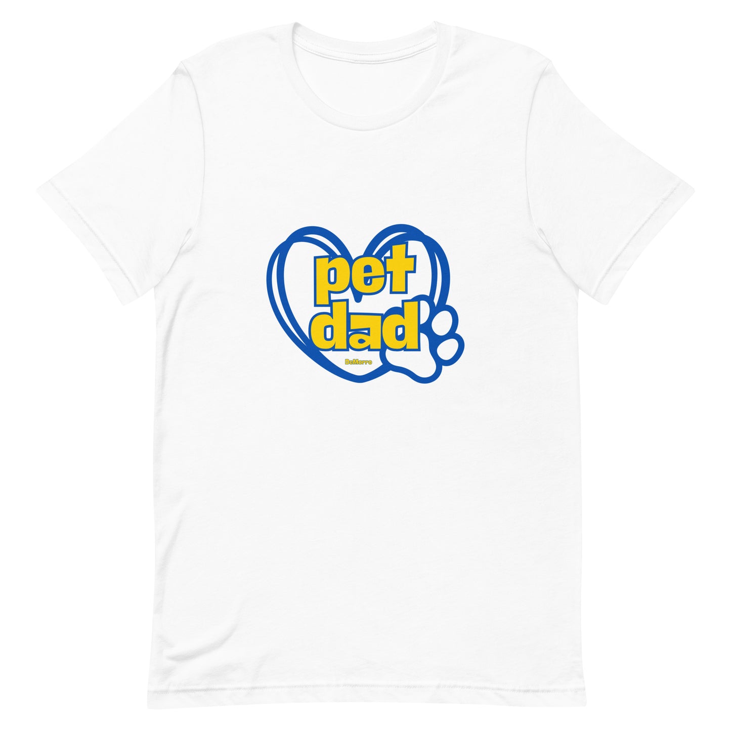 "Pet Dad" Style B - Unisex t-shirt by DeMorro Designs