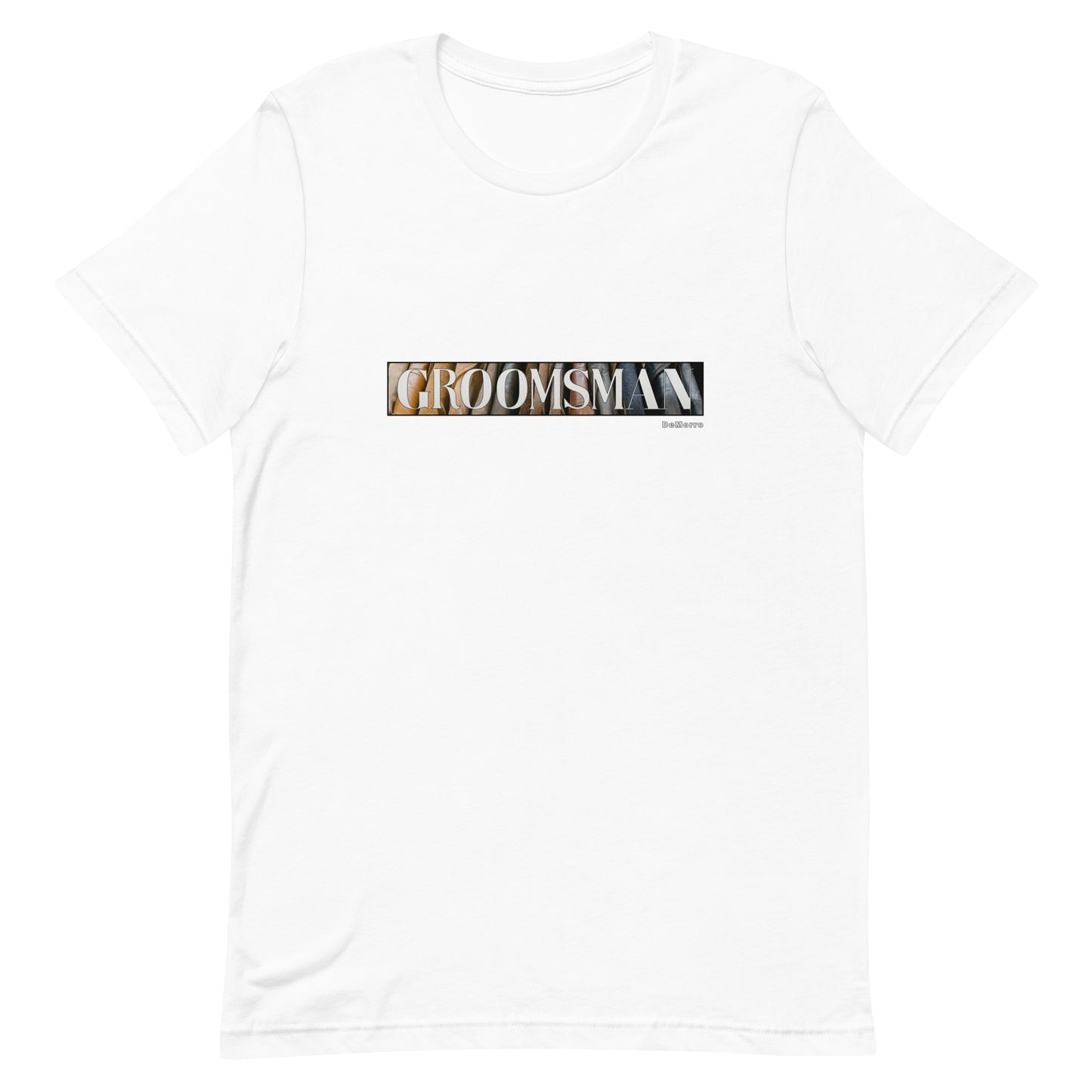 "Groomsman" - Unisex t-shirt by DeMorro Designs