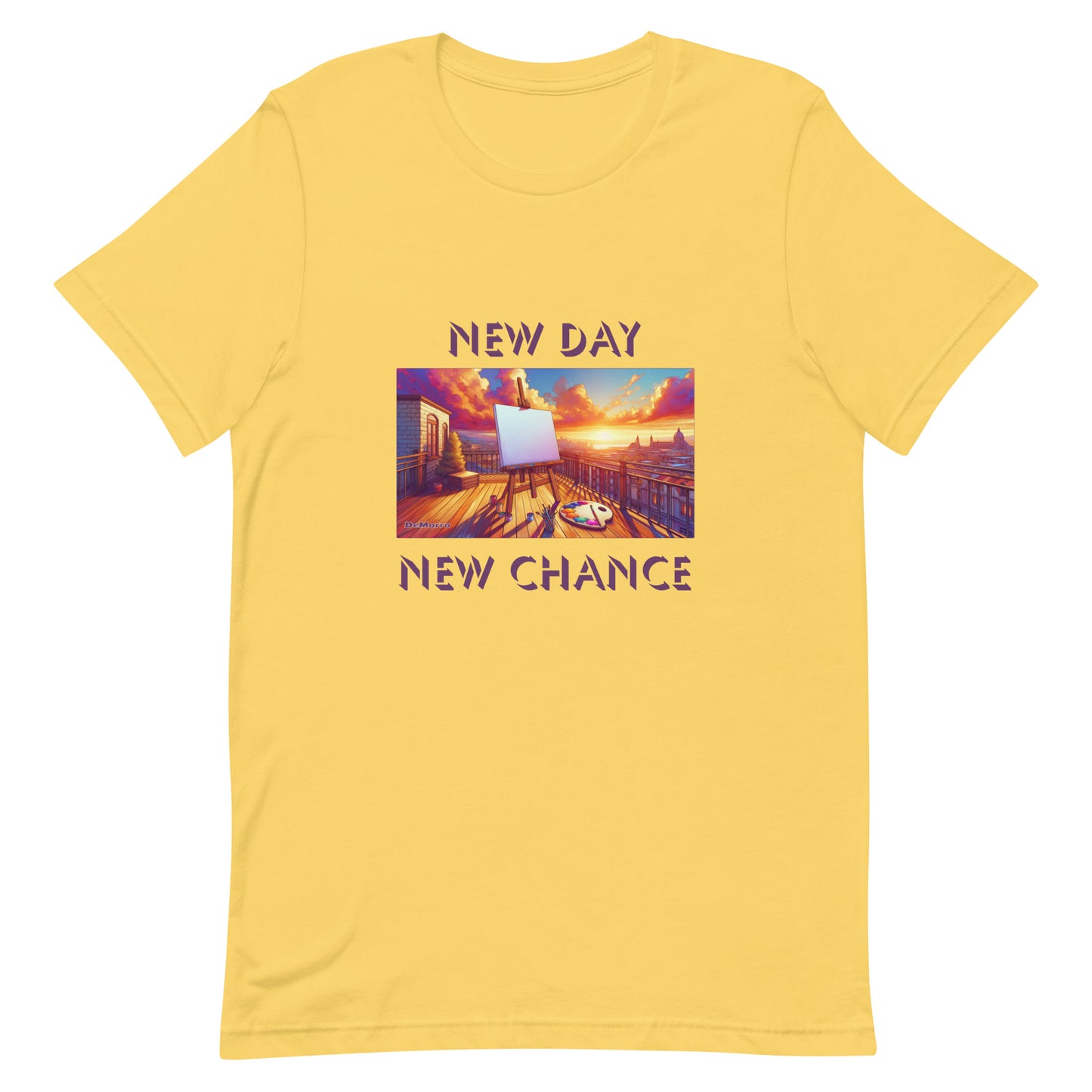 "New Day" - Unisex t-shirt by DeMorro Designs