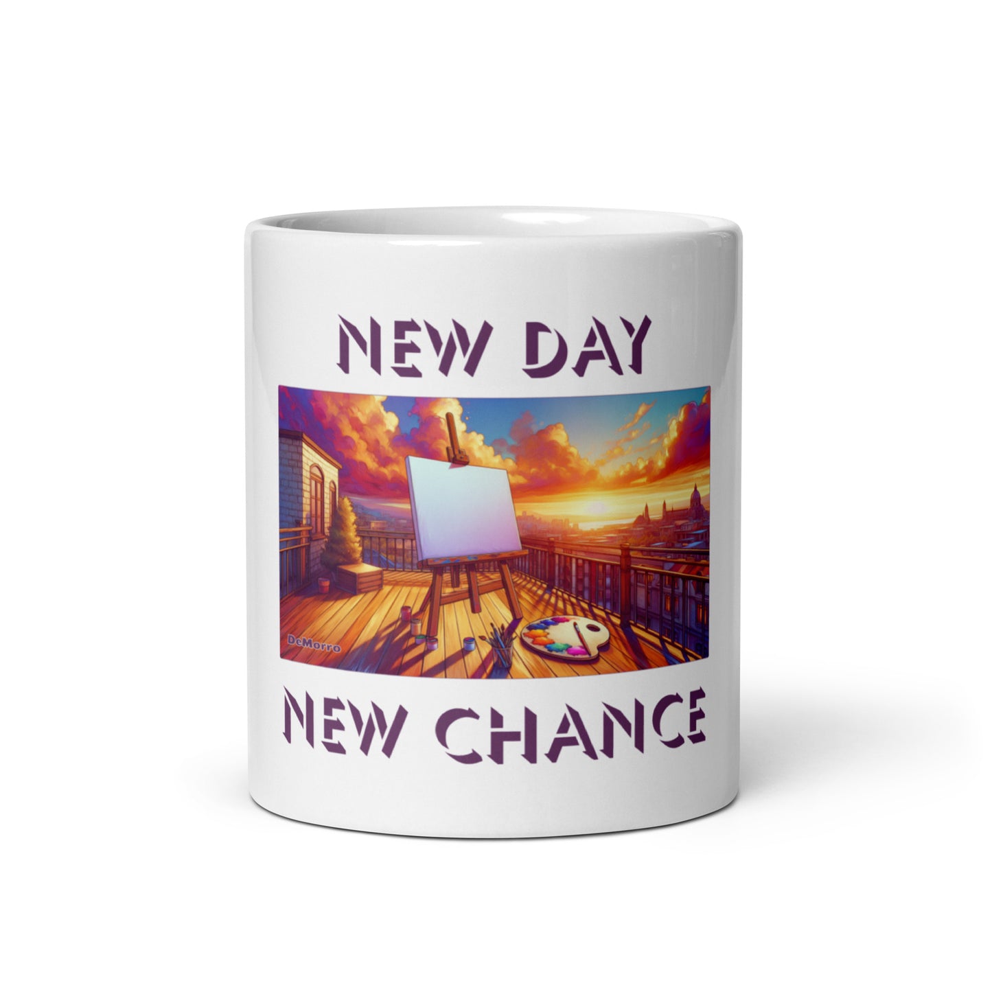 "New Day" - 11oz White glossy mug